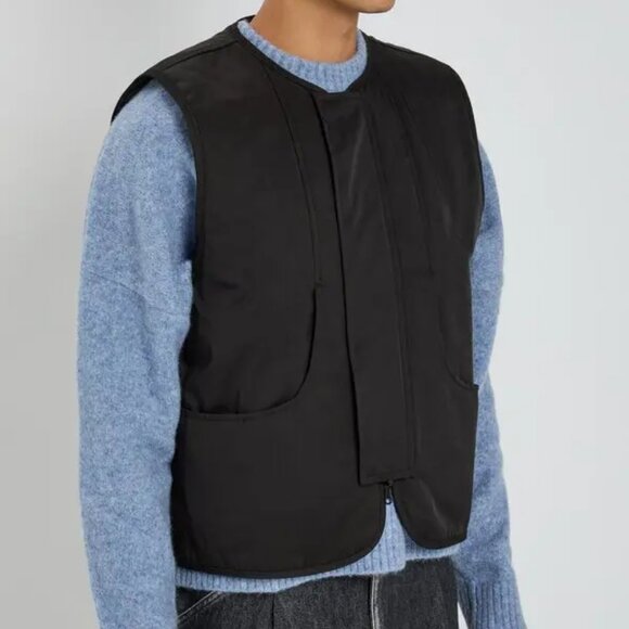 About Blank reversible quilted gilet vest XL mens - Picture 2 of 13